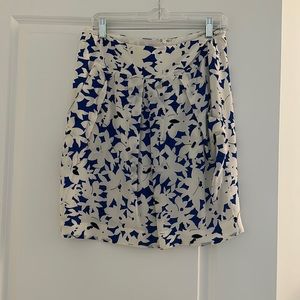 Odille silk floral skirt perfect